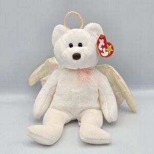 Ty Beanie Babies - Halo The Angel Bear 1998 With Tag